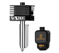 P2S/X2D High Speed Integrated Quick Swap Hotend,0.4mm Hardened Steel Nozzle High Temp Extruder Hot End Replacement with Silicone Cover Compatible with Bambu Lab P2S and X2D 3D Printer