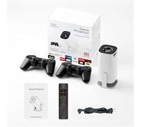 P30 Max Projector and Game，Projector And Game With 2 Wireless Controllers Game Projector with Controllers, Projector, M300 Max Video Game Projector