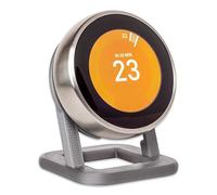 P3D-Lab Stand for Google Nest Thermostat 3rd Gen, Silver | Freestanding Desk Holder for Nest Learning Thermostat, 4 Mounting Screws Included, Easy Installation, Made in UK
