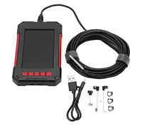 P40 3.9mm HD Industrial Endoscope Inspection Camera Borescope with Screen, 6 LED Lights, 4.3inch Display IP67 (5m)
