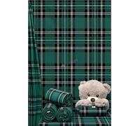 P4P Premium Quality Anti-Pill Printed Polar Fleece | Soft Washable Fabric | Sold by The Metre | 50+ Colours/Prints in Stock | Same Day Dispatch | by Tia Knight (Bottle Green/Black Tartan, 1 Metre)