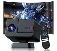 P50 Portable Projector for Home Cinema, Small projector with Wifi&Bluetooth, Outdoor Projectors with 1920 * 1080P, 800 lumen, Auto Focus Support, Compatible with Smartphone/TV/Speaker/Laptop (Black)