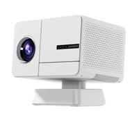 P50 Smart Projector Android 11 4K WIFI Bluetooth Android Electric Focus 1080P Home Cinema Outdoor portable Projector (P50-WHITE)