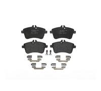 P50057 Front Brake Pad Set 4x Pads Prepared For Wear Indicator Braking By Brembo