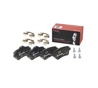 P50100 Rear Brake Pad Set 4x Pads Prepared For Wear Indicator Braking By Brembo