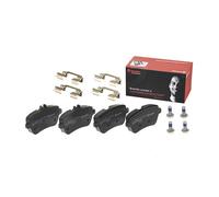 P50117 Rear Brake Pad Set 4x Pads Prepared For Wear Indicator Braking By Brembo