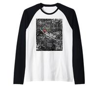 P51 Military Fighter Airplane WW-II Warbird Cartoon Raglan Baseball Tee