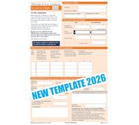 P60 © HMRC Approved Forms (x 50 Sheets) (A4 Size) 2025/26 Sage Iris/Tas Payroll