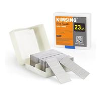 P625SS 23 Gauge 25mm Pin Nails, Stainless Steel, 9000 PCS/Box, Nails for Air Power Pin Nail Gun, Micro Pinner for Cabinets, Light-Duty Wood Work, DIY