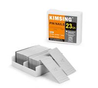 P625SS (25mm Stainless Steel) 23 Gauge Pinner Nails, 9000 PCS/Box, Nails for Air Power Pin Nail Gun, Micro Pinner Nailer for Cabinets, DIY Furniture, Light-Duty Wood Work, etc