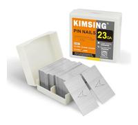 P635SS 23 Gauge 35mm Pin Nails, Stainless Steel, 9000 PCS/Box, Nails for Air Power Pin Nail Gun, Micro Pinner for Cabinets, Light-Duty Wood Work, DIY