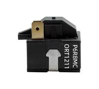 P6R8MC ORT1211 PTC Start Relay Refrigerator Compressor Starter 1 Pin Replace for 6748C-0003D Compatible with LG Magic Chef Refrigerator Dehumidier Compressor