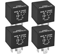 P6SDT FOAB-14B192-AA Automotive Relay (Pack of 4) - 40A 12VDC 5-Pin OEM Replacement F0AB-14B192-AA for Ford Electrical Systems