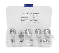 P80 Electrode Nozzle Plasma Consumable Set, 10pcs Electrode Tip for Air Plasma Cutter Torch, High - Temperature Resistant Nozzles with 1.7mm Thickness for Medium Thin (1.7mm Nozzle + Pick Wire