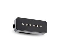 P90 Guitar Single Coil Pickup White/ivory Silver Bk Green Professional electric pickup(Bridge Black)