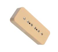 P90 Guitar Single Coil Pickup White/ivory Silver Bk Green Professional electric pickup(Bridge Ivory)