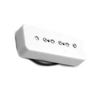 P90 Guitar Single Coil Pickup White/ivory Silver Bk Green Professional electric pickup(Bridge White)