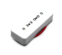 P90 Guitar Single Coil Pickup White/ivory Silver Bk Green Professional electric pickup(Neck White)