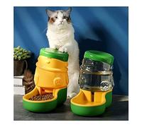 P9IDEDFH Fountain 2 Pack Automatic Cat Feeder and Water Dispenser 3.2L Unplugged Feed Water Pet Supplies in Set for Small Medium Dog Pets Pet Water Dispenser