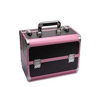 P9IDEDFH Makeup Professional Adjustable - 4 Trays Cosmetic Cases Makeup Storage Box with Lock and Compartments,32x21x26cm,2, 4