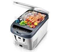 P9IDEDFH Mini Fridge 28L/38L Dual Purpose Household Vehicle Mini Single Door Refrigerator Compressor Car Fridge Touch Screen Temperature Control (Color : 28L Car Use) (28L Car Use)