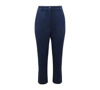 Pa-086-51E2 Cropped Trousers - female - Elisabetta Franchi - Cropped Trousers - Blue - M - Trousers M