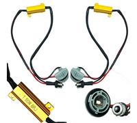 PA 1 set LED Lights Load Resistor Adapter Fix Hyper Flashing Rapid Blinking Canbus Error Code Eliminator Warning Canceller (8 ohm 1156 BAU15S)