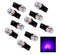 PA 10Pcs T10 921 194 5SMD 5050 LED 12v Light Bulb Auto High Bright PURPLE current fixed