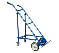 PA-DABAOO Foldable Gas Cylinder Holder Stand,Portable Oxygen Dolly Cylinder Carrier, Factories Laboratory Medical Storage Cart for Transportation,1 Bottle