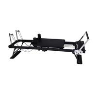 PA-DABAOO Foldable Pilates Reformer, Pilates Machines with Springs, Pilates Workout Equipment for Home Gym Studio Use,Up To 265 LBS Weight Capacity,for All Level Users,Black