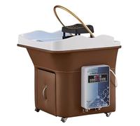PA-DABAOO Head Spa Equipment,Shampoo Basin with Water Cycle,Thermostatic Japanese Head Spa Equipment Water Circulation Shampoo Basin,Enhance The Head Wash Experience,Brown
