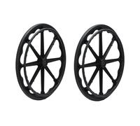 PA-DABAOO Heavy Duty Rear Wheelchair Wheel, 24X 1 3/8 Non-Pneumatic Solid Tire with Handrim,Rear Wheel with Screw, Fits Most Manual Wheelchairs for Disabled People