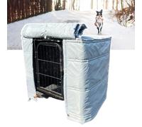 PA-DABAOO Indoor Outdoor Pet Kennel Crate Covers,Privacy Kennel Cover Fits Most Size Crates for Timid Animals,Thickened Oxford Cloth Winter Anti-Freeze Protection Cover,3XL