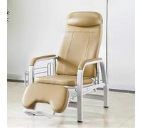 PA-DABAOO Medical Reception Chair Waiting Room Chairs,Infusion Chair with Armrest And Adjustable Backrest, Soft Padded Seat Recliner Chair with IV Pole Stand,Yellow
