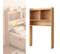 PA-DABAOO Multifunctional Behind Couch Table,Skinny Sofa Table with Pegboard/Storage Cabinet,Electric Sofa Back Panel Storage Stand,Long Display Shelf with Functional Zoning,B 120CM