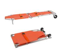 PA-DABAOO Portable Folding Stair Chair, Aluminum Folding Chair Stretcher,Mover Stretcher with 2 Wheels And Backrest,Easy To Transfer on The Ground