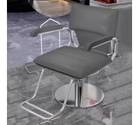 PA-DABAOO Salon Styling Chair for Hair Stylist Wide Seat,Hydraulic Pump Hair Salon Chair,Barber Chair with 360 Degrees Rolling Swivel,for Professional Salons & Spas,Dark Gray
