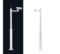 PA-DABAOO Security Camera Mounting Extender Pole with Bracket ,Universal Vertical Pole for Security System,Outdoor Surveillance Camera Pole Set,Expand Monitoring Scope,B 3M/9.84ft