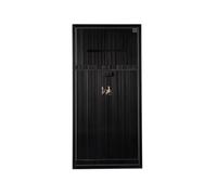 PA-DABAOO Stainless Steel Bathroom Niche with Trash Can, Recessed Toilet Paper Toiletries Storage Rack,Modern Toilet Paper Dispenser,Wall Recessed Cabinet for Living Room,Black B