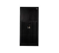 PA-DABAOO Stainless Steel Bathroom Niche with Trash Can, Recessed Toilet Paper Toiletries Storage Rack,Modern Toilet Paper Dispenser,Wall Recessed Cabinet for Living Room,Black A