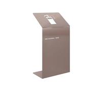 PA-DABAOO Stainless Steel Fire Extinguisher Box,Fire Extinguisher Display Cabinet,Accommodate Two Extinguisher,Fire Equipment Storage Case,Floor-Standing Organization Rack,Rose