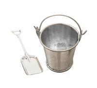 Pá De Carregadora Escavador - Building Veicles of | Miniature Pellet Toy, 2 Units Doll's Sand Shovel, Small Realistic Cube for Office Decoration
