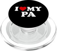 Pa Design: I Love My Pa PopSockets PopGrip for MagSafe