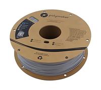 PA02003 Filament: PLA 1.75mm Grey 190-230°C 1kg Temp.Table: 45°C POLYMAKER