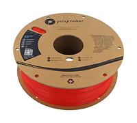 PA02004 Filament: PLA 1.75mm Red 190-230°C 1kg Temp.Table: 45°C POLYMAKER