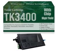 PA4500x MA4500x Compatible Toner Cartridges High Yield for Kyocera ECOSYS PA4500x MA4500x MA4500ix MA4500fx MA4500ifx Printers,TK3400-1PC