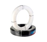 PA6 Nylon Tube Hose 10Meters/32.8Feet Air Line Push Fit Ride Oil Fuel Pneumatic Hose Pipe (White Transparent 14 * 16mm)