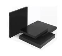 PA6 Pure Nylon Plate - Black CNC Machining Plastic Sheet (8mm-50mm) - Customizable sizes(Thick 30mm 100x100mm 1pc)