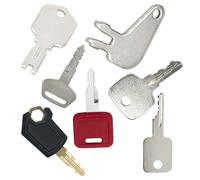 PA7KS 7pcs Ignition Keys Compatible with Caterpillar Compatible with Case Compatible with John Deere Compatible with Hitachi Compatible with Komatsu Compatible with Bobcat Heavy Equipment