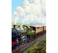 PAAANING Paint Number Kits Steam Train Retro Train DIY Oil Painting Canvas Print Wall Art Home Decoration